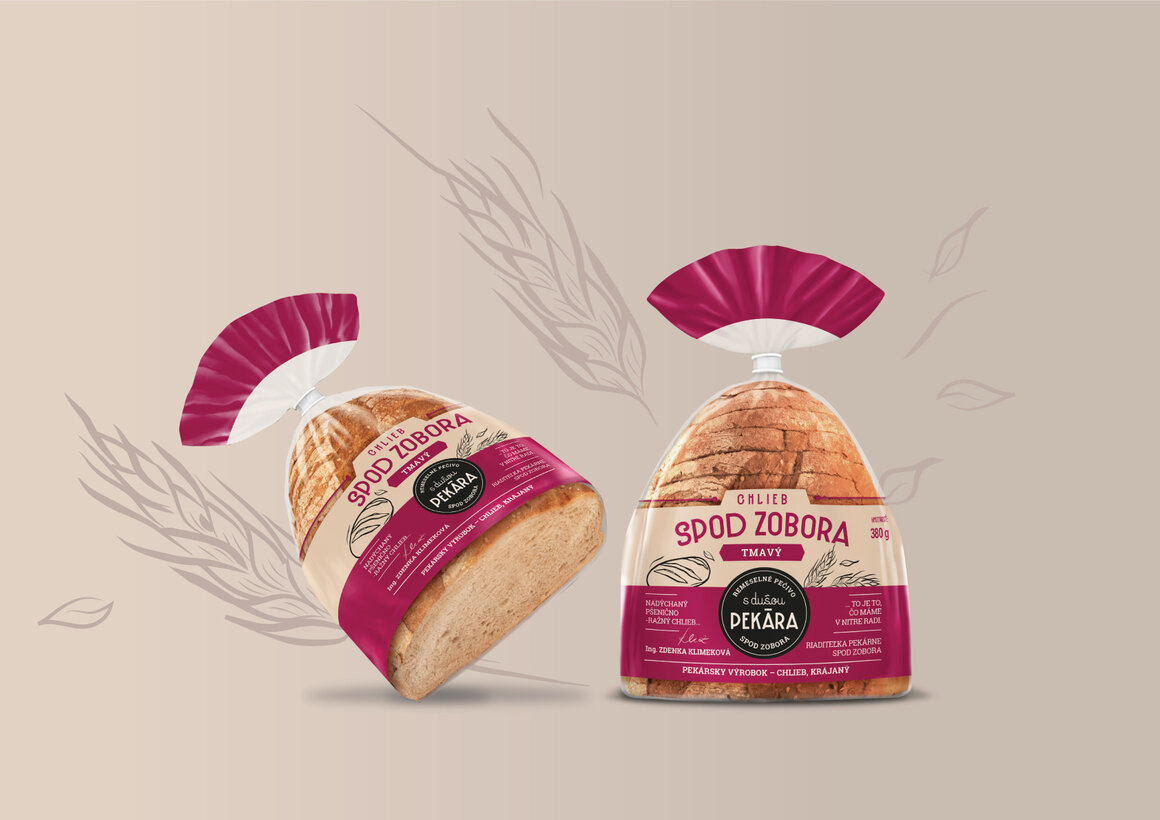 obalový dizajn pre chlieb spod Zobora